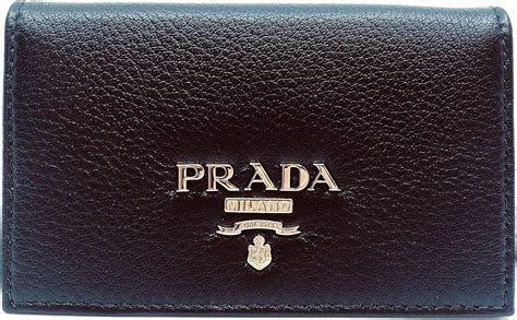 blue prada card holder|Prada credit card holder wallet.